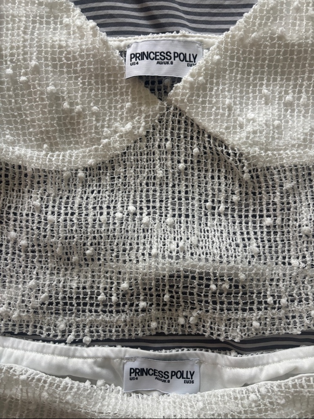 Princess Polly White Beaded Mini Skirt - Picture 6 of 6